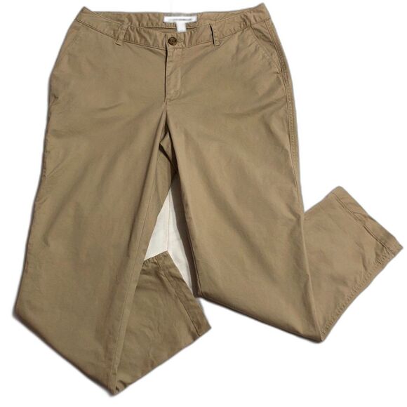 Womens Amazon Essentials Khaki Pants Size 8 - Picture 1 of 9